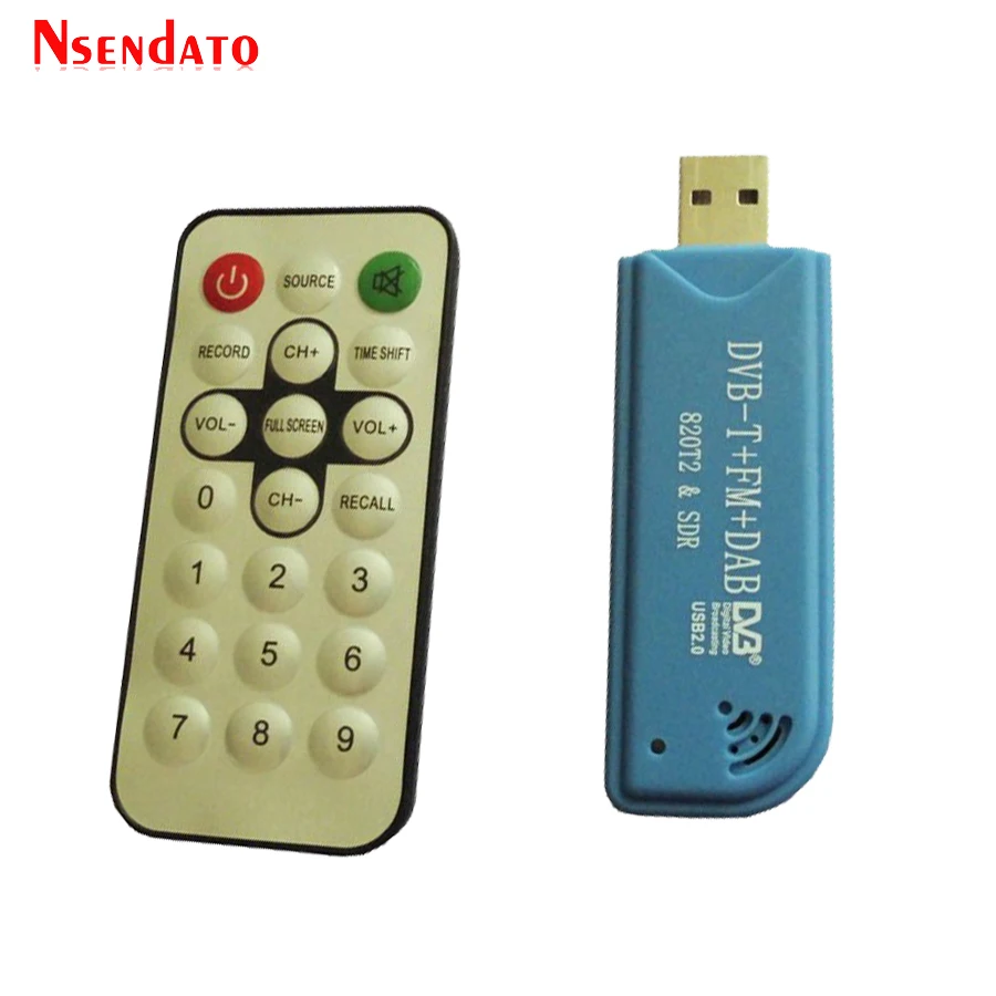 Цифровой RTL2832U и R820T2 USB2.0 Смарт DVB-T SDR ТВ-палка тюнер DVB-T+ FM+ DAB RTL SDR ТВ приемник ключ с антенной для windows