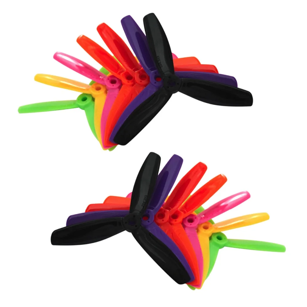 RC план винт квадрокоптера 7 пар 5 дюймов 5045 3 Leaf Blade Prop для 250/280 FPV Quadcopter Racing|Детали и