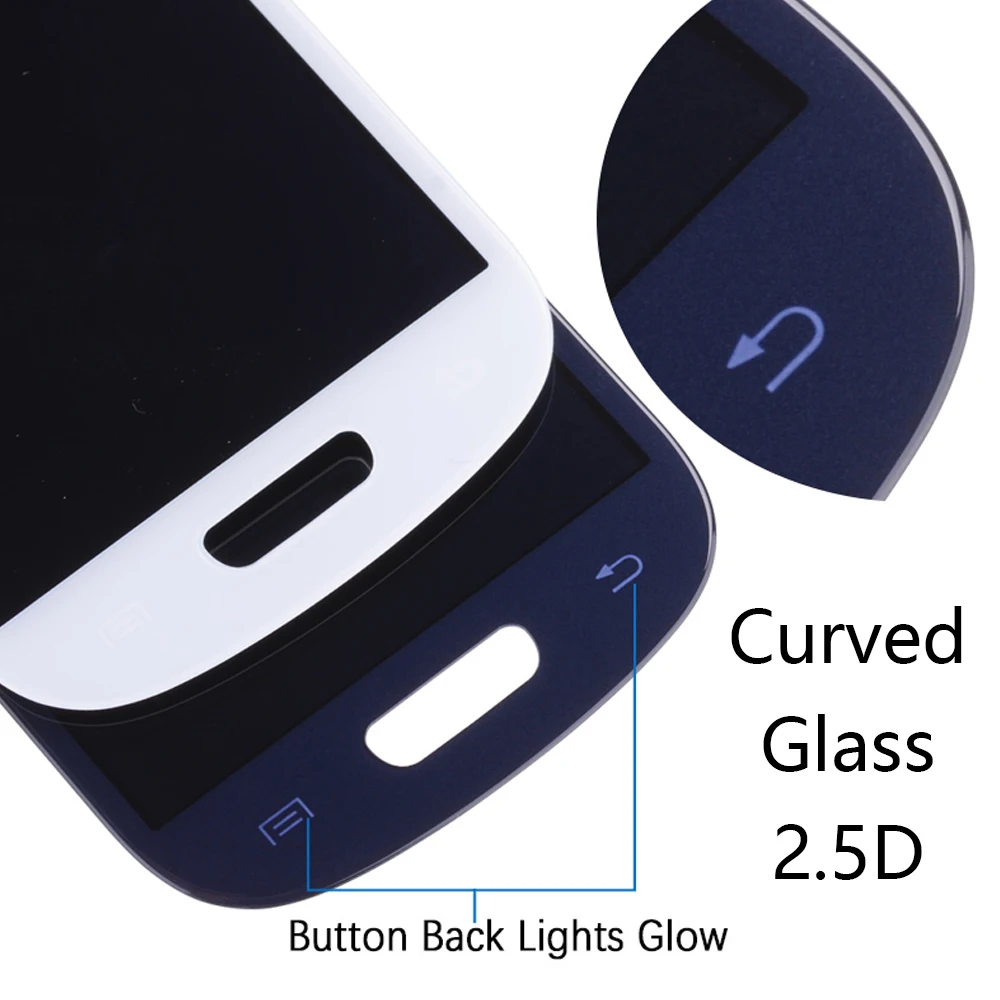 Оригинальный экран для Samsung S3 mini i8190 ЖК-дисплей с рамкой AMOLED SAMSUNG GALAXY Mini i8190N i8195