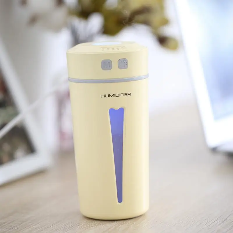 

Ultrasonic Air Humidifier Essential Oil Diffuser With 7 Color Lights Electric Aromatherapy USB Humidifier Car Aroma Diffuser