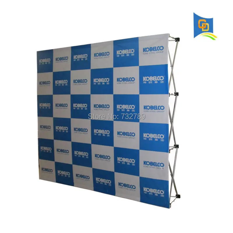 

Оптовая цена Высокое качество 7.5ft выставочный стенд ткань всплывающий дисплей баннер стенд + баннер (Бесплатная доставка)