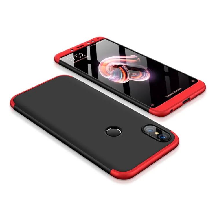 Светло-голубой Xiao mi redmi note 5 Чехол redmi note 5 pro чехол 360 Полное заднее покрытие чехол mi 9 8 lite a2 redmi 5 plus s2 note 6 pro note 7 global - Цвет: Светло-голубой