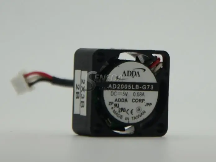 Для ADDA AD2005LB-G73 20x20x10 мм 2 см 20 DC5V 0.08A сервер охлаждения вентилятора 3 провода |