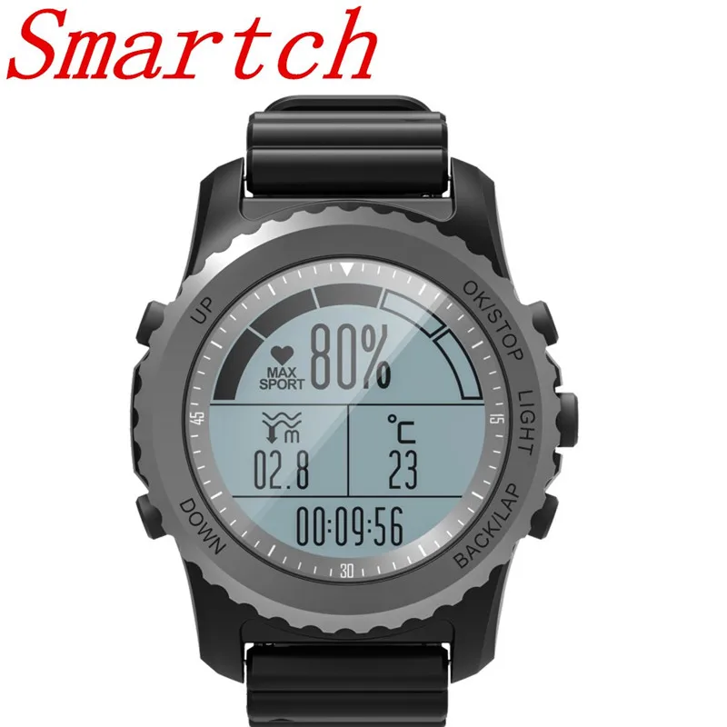 Smartch 2018 новый дизайн S968 мужские Bluetooth Смарт часы Поддержка gps давление воздуха