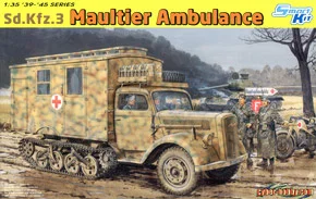 1/35 масштабная модель Dragon 6766 Sd. Kfz.3 Механическая мул полугусеничная Медицинская