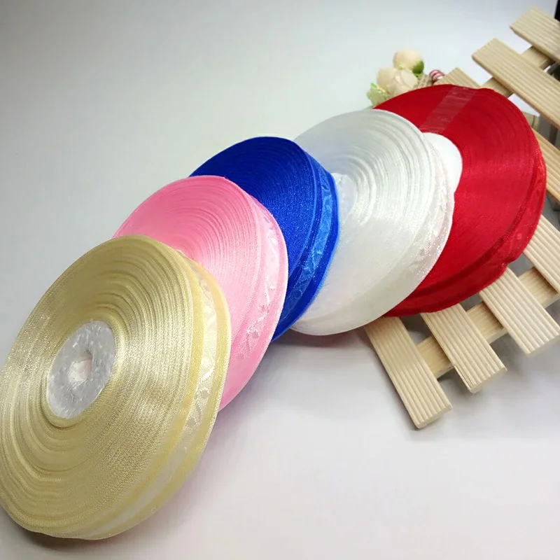 Лента из жаккардовой пряжи 5 рулонов 20 мм|organza ribbon|ribbon giftribbon craft |