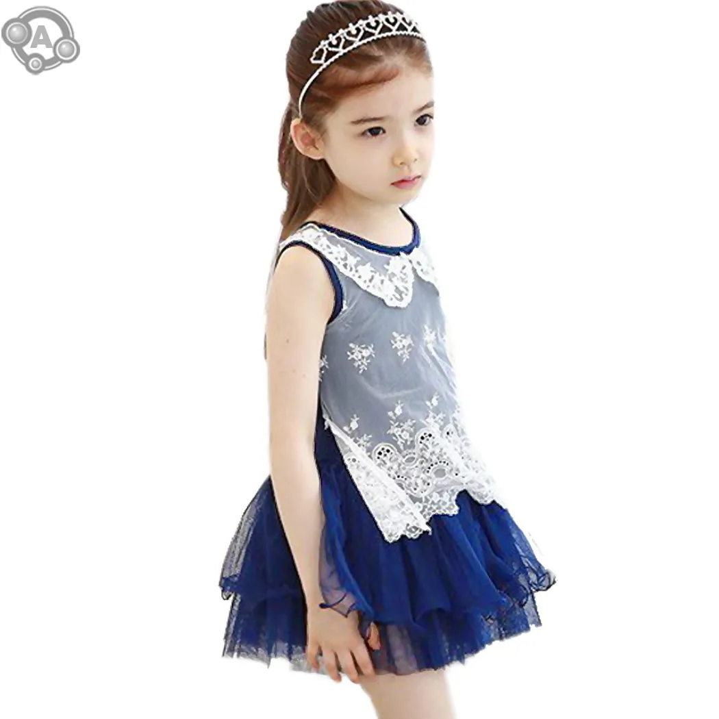 Высокое качество! 2015 ну вечеринку платья девочки симпатичные рукавов сетки