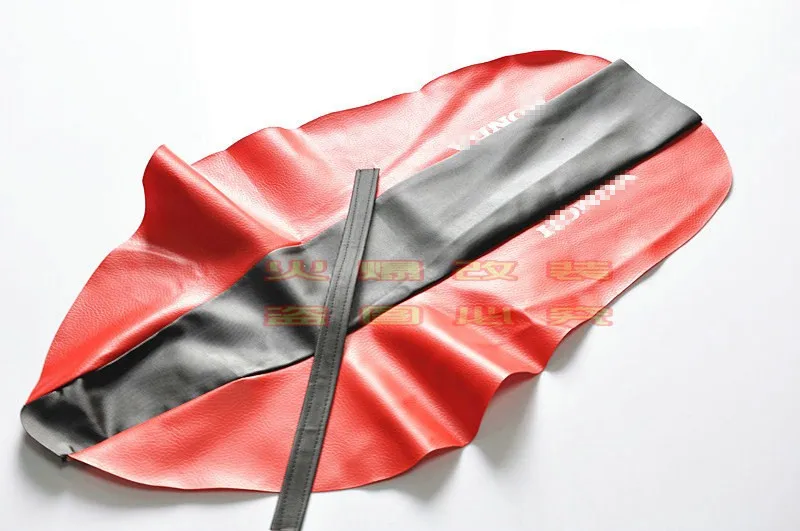 Грязеотталкивающий мотоциклетный красный чехол на сиденье из искусственной