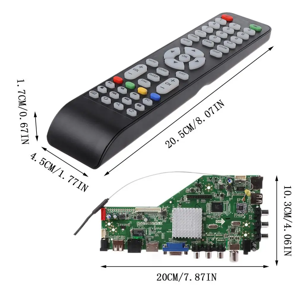 Умная сеть MSD338STV5.0 Беспроводная ТВ плата драйвера универсальная светодиодная ЖК-плата контроллера для Android Wifi ATV