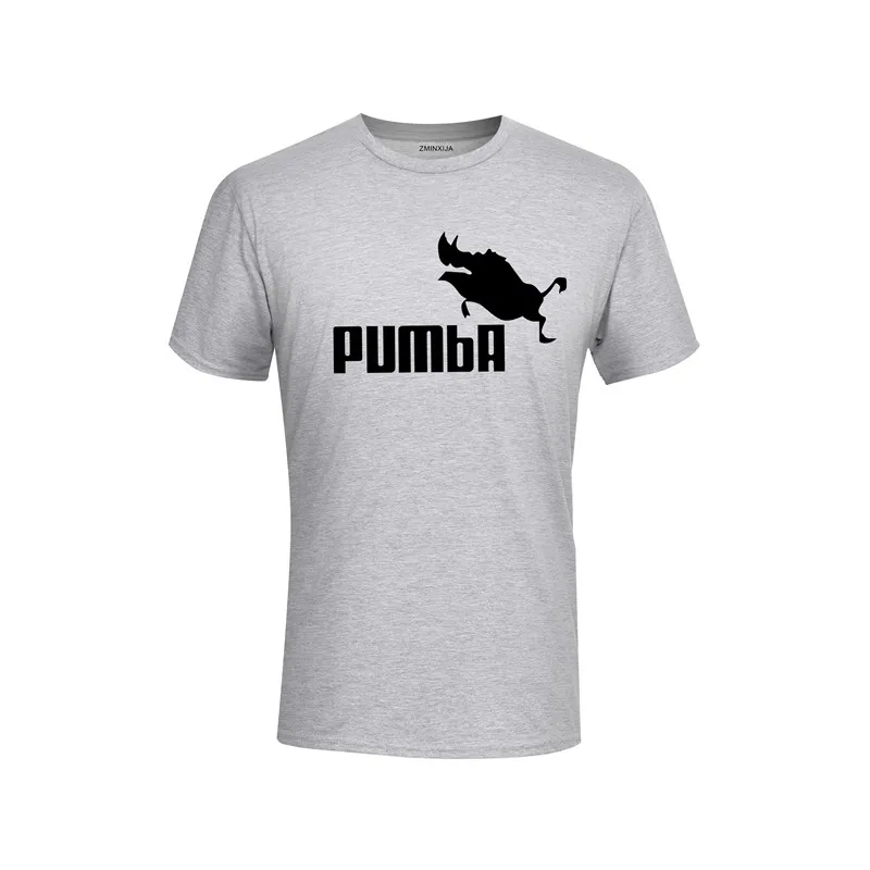 2019 забавная футболка милые футболки homme Pumba для мужчин и женщин 100% хлопок крутая