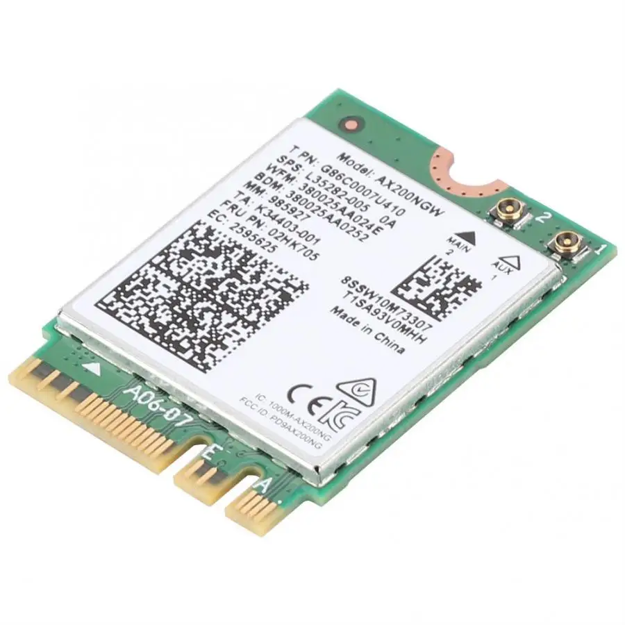 Для Intel AX200NGW 802.11AX WIFI6 2,4 Гбит/с Двухдиапазонная беспроводная сетевая карта с Bluetooth 5,0 для Intel AX200NGW сетевая карта