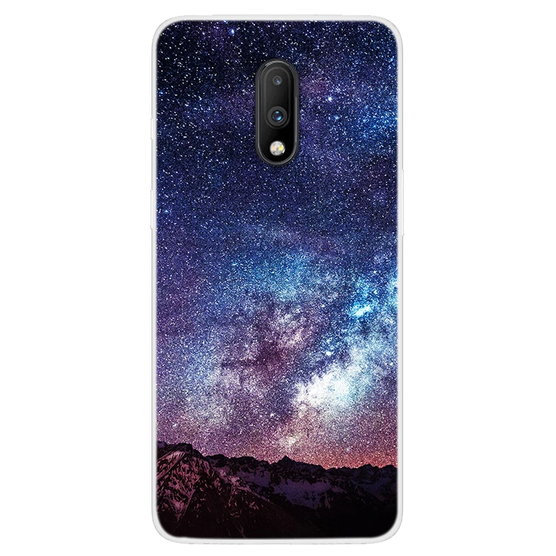 Силиконовый чехол для OnePlus 7T Pro One Plus 7Pro мягкая задняя крышка с художественным