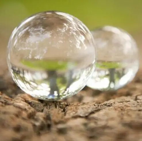 40 мм РЕДКИЕ Прозрачные натуральные камни фэн шуй хрустальный шар и минералы