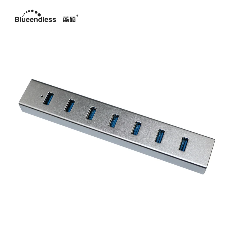 Высокоскоростной Usb 3 0 концентратор с 7 портами алюминиевый кардридер зарядное