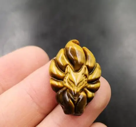 Оптовая продажа подвеска в виде девять хвостов тигровый глаз каменная