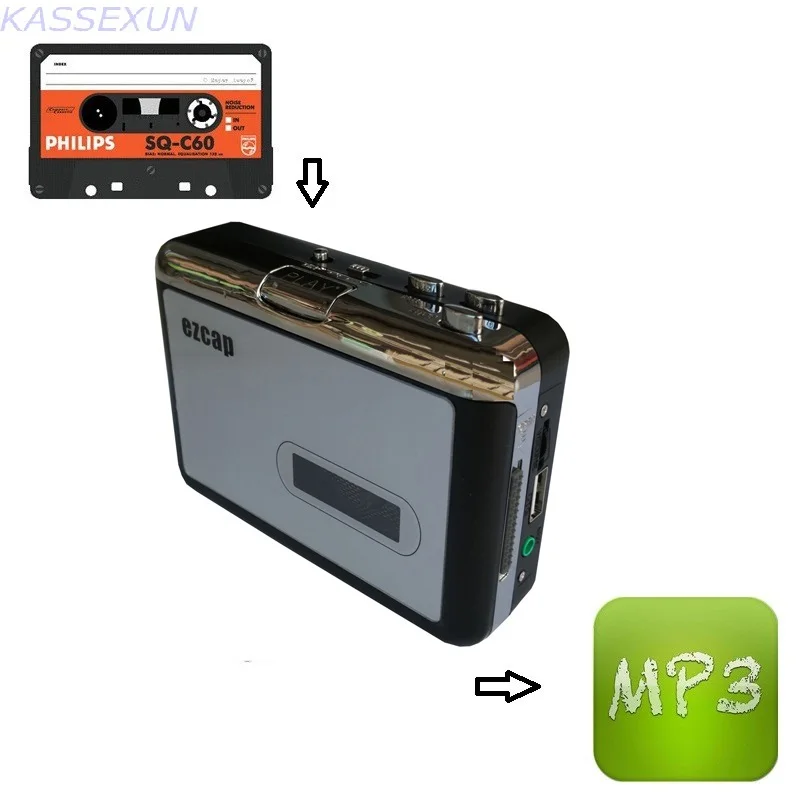 Конвертер кассеты в MP3 сохранение USB флеш-диске без ПК преобразование аналоговой