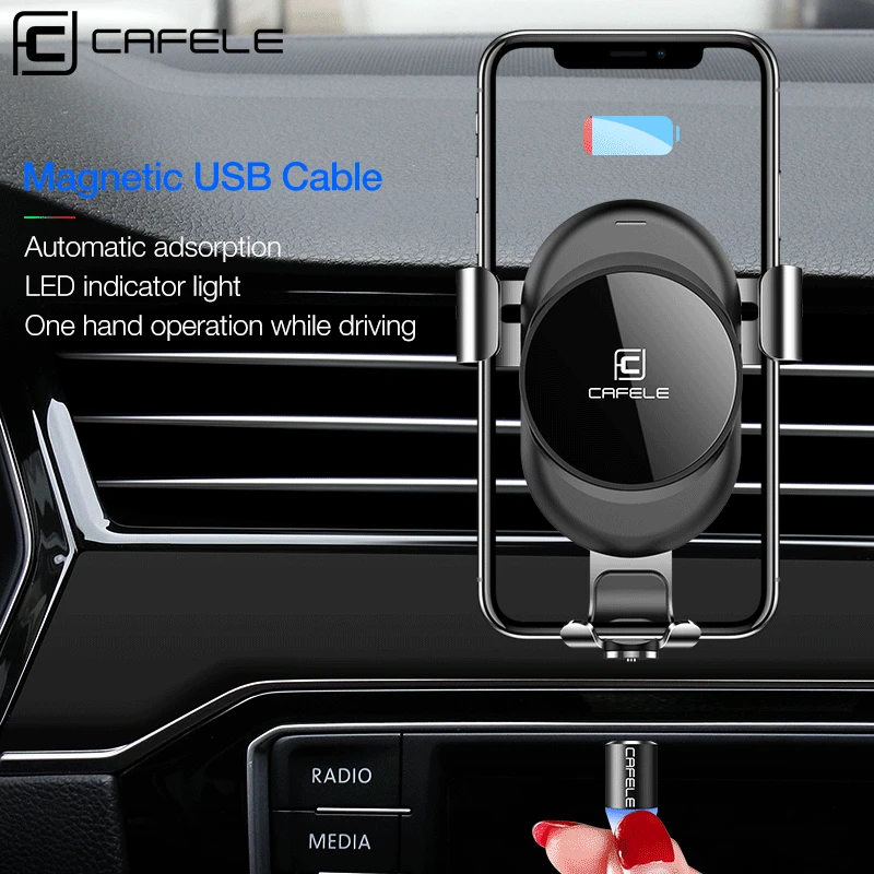 Cafele 100 см/200 см светодиодный магнитный usb кабель для зарядки Micro USB Xiaomi Redmi Note 5