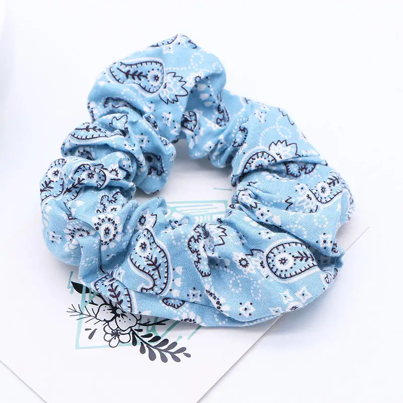hair scrunchie 02 Модные женские резинки для волос с грушами, эластичный платок для волос, резинки для волос,, конский хвост, повязка на голову для девочек, аксессуары - Цвет: hair scrunchie 02