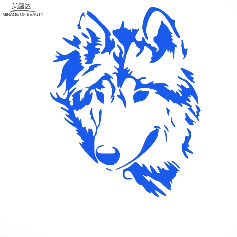 Ferocious Animal Wolf Totem Logo Car Sticker for Motorhome Minicab Motorcycles Laptop Decor Waterproof Vinyl Decal | Дом и сад
