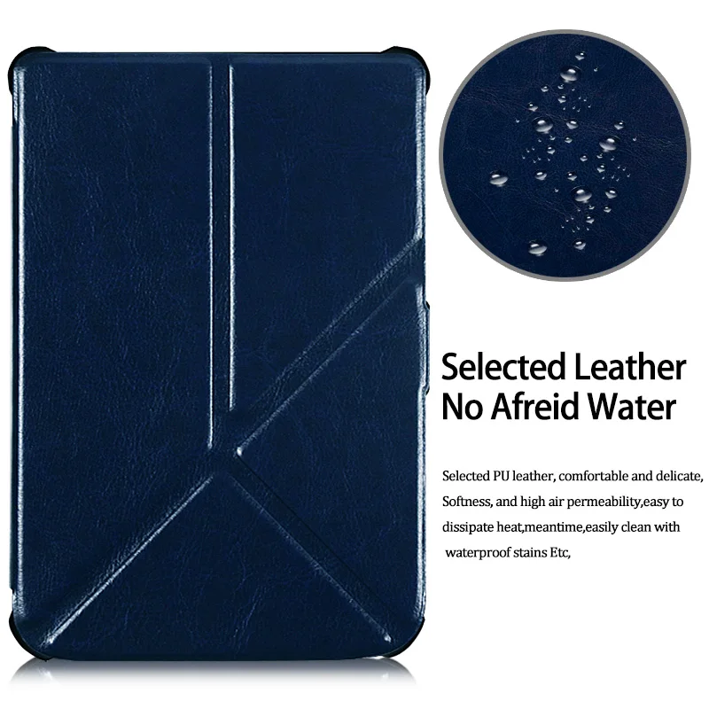 BOZHUORUI smart cover Чехол для Pocketbook 616 627 632 электронных книг, touch Lux 4/одноцветное Lux 2/Touch HD 3 раскладной стенд PU кожаный чехол