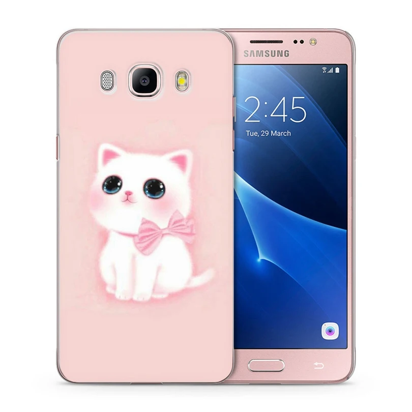 TPU чехол для Samsung Galaxy S7 edge S9 Plus A3 A5 2016 2017 prime J1 J2 J3 J5 J7 цветной мягкий кошек Fundas C196 |