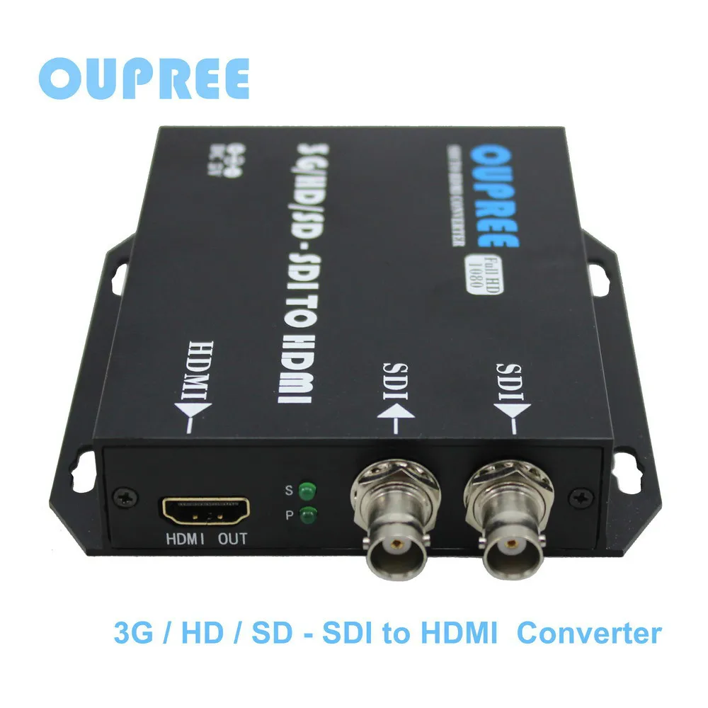 Блок преобразователя 3G HD SD SDI в HDMI поддержка выход на 1080P 60 Гц адаптер сигналов