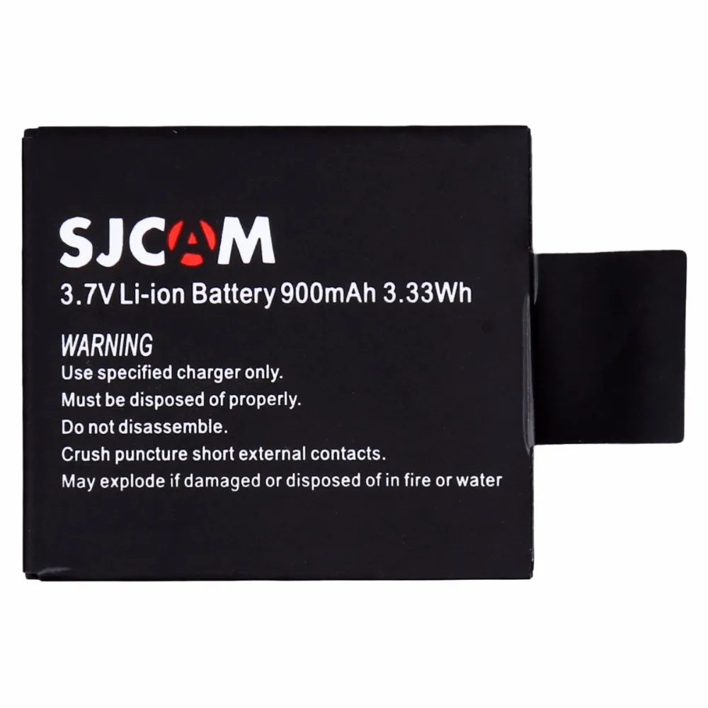 5Pcs 900mAh Sj4000 Battery Rechargeable Li-ion Spare Batteries Sports Action Camera Accessories For | Электроника