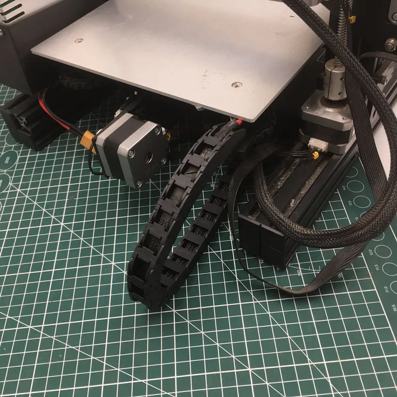 Ender 3 оси кабель цепи комплект алюминиевый рельеф крепление для Creality 3d принтер Ender-3 pro 3d принтер Y оси запасные части