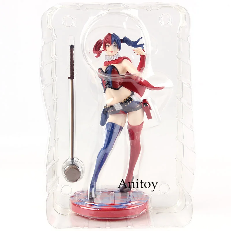 in bag Bishoujo Статуя Фигурка Харли Квинн действие 52 Ver. ПВХ Коллекционная модель игрушки - Цвет: in bag