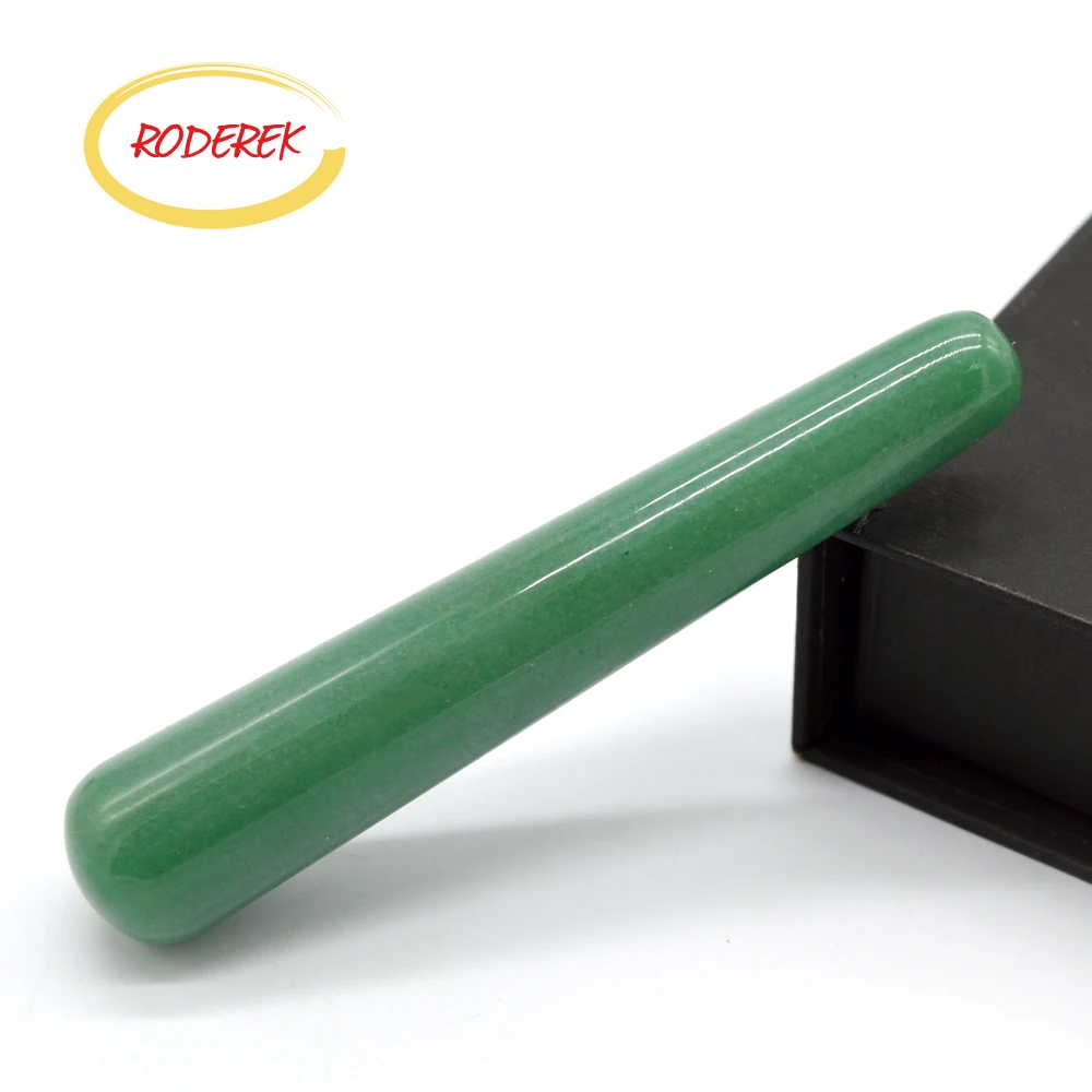 Натуральный нефритовый массажер маленький размер Нефритовая палочка для
