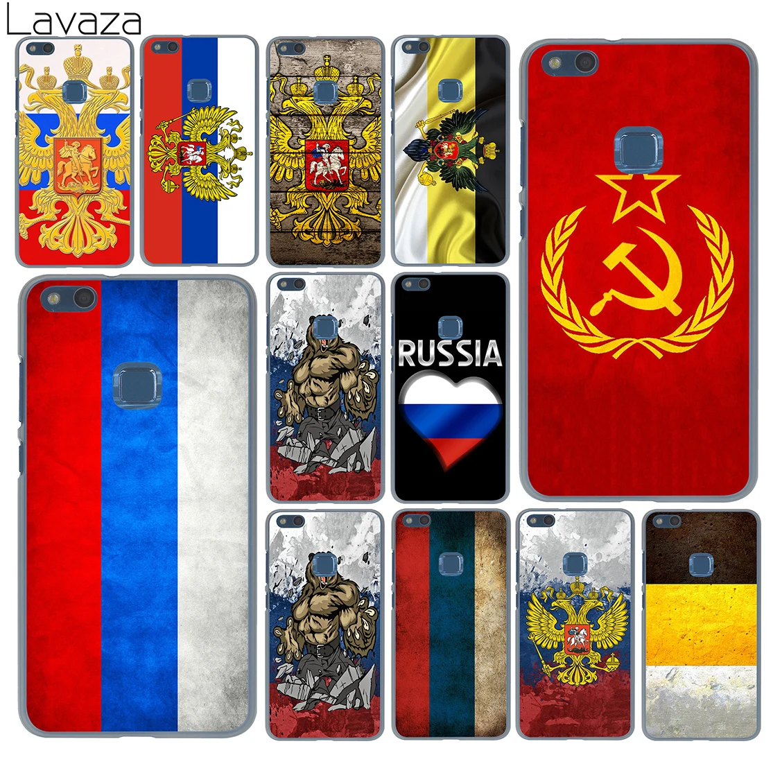 Lavaza флаг Российской Федерации красный армейский медведь чехол для Huawei P30 P20 Pro P9 P10