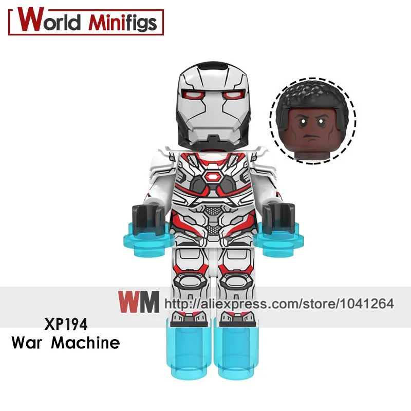 Сливовый Одиночный s 4 Endgame Железный человек Халк перец Potts MK50 MK85 супер герой строительные блоки игрушки для детей, подарки - Цвет: Сливовый
