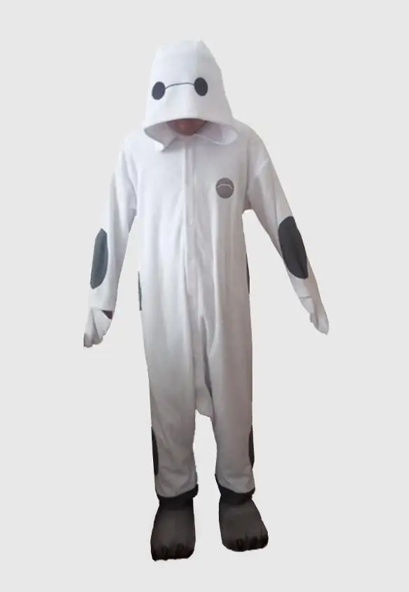 Аниме большой герой 6 пухлые Baymax симпатичные взрослых Косплэй Onesie + Прихватки для