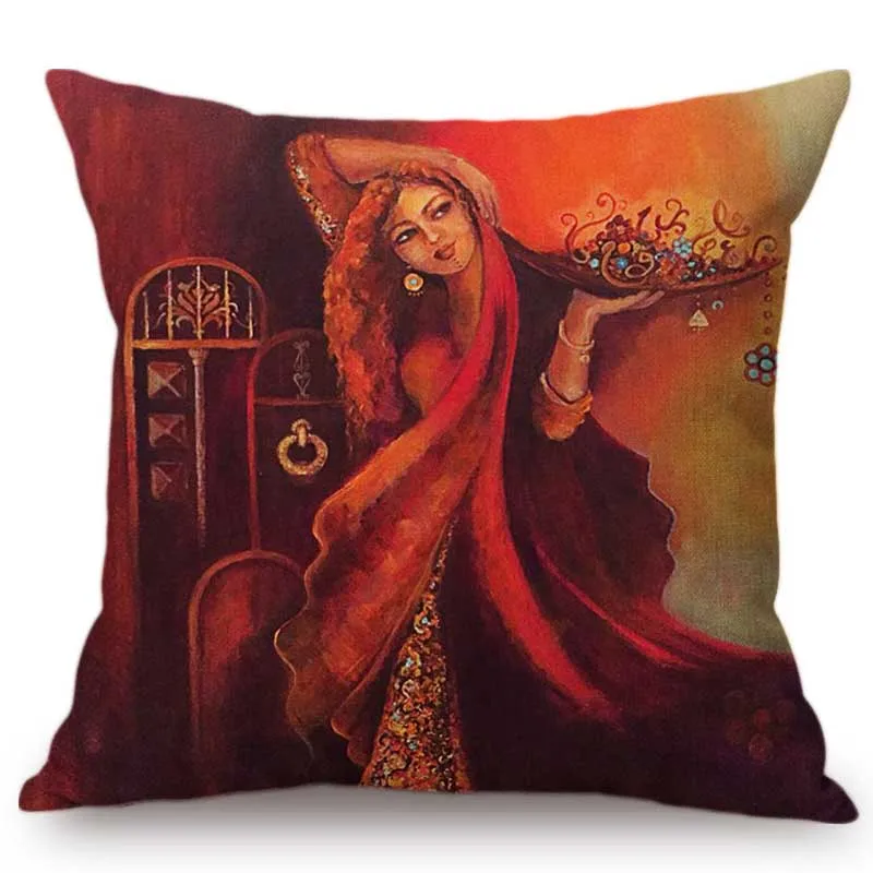 18 &quotБлижний Восток мусульманская картина маслом Арабский мусульманский женский