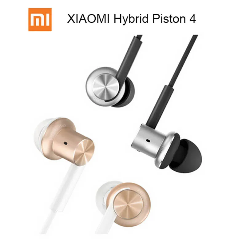 Оригинальные Xiao mi Hybrid Quantie наушники mi 2 шт в ухо HiFi наушники гарнитура Pro 1 еще многоблочные Круглые Железные наушники mi c