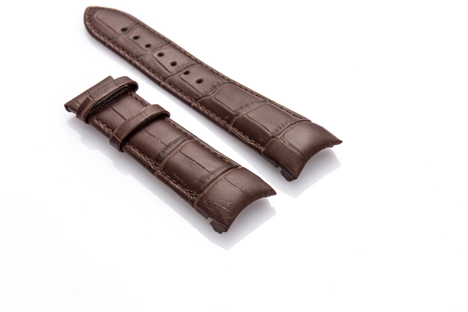 Ремешок ручной работы для часов Tissot T035, ремешок для часов, ремешок из натуральной кожи, изогнутый конец, 22 мм, 23 мм, 24 мм, стальная пряжка, браслет на запястье