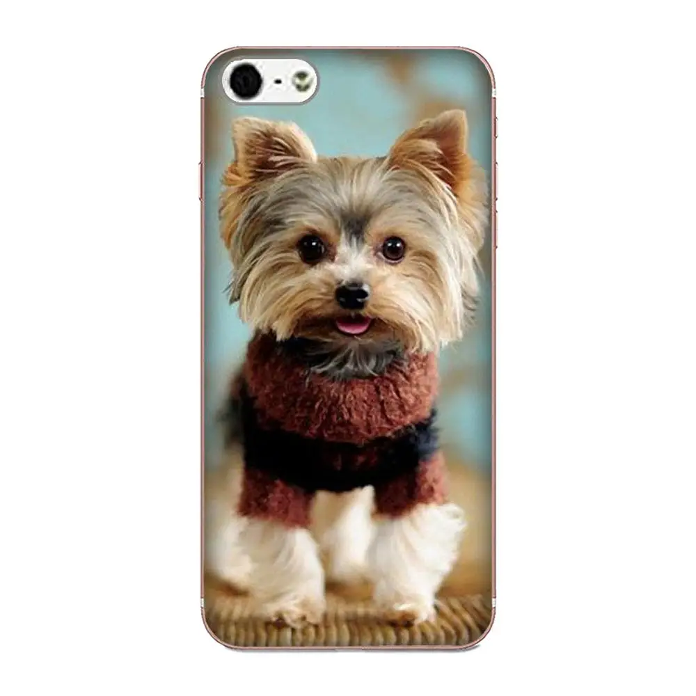 Чехлы из ТПУ для щенков йоркширской собаки Sony Xperia Z Z1 Z2 Z3 Z4 Z5 compact Mini M2 M4 M5 T3 E3 E5 XA XA1 XZ