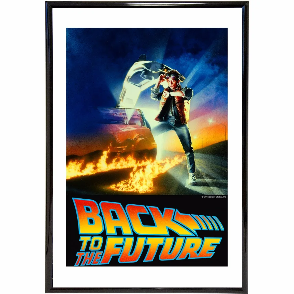 Назад в будущее Холст Искусство Печать постер настенные картины для украшения