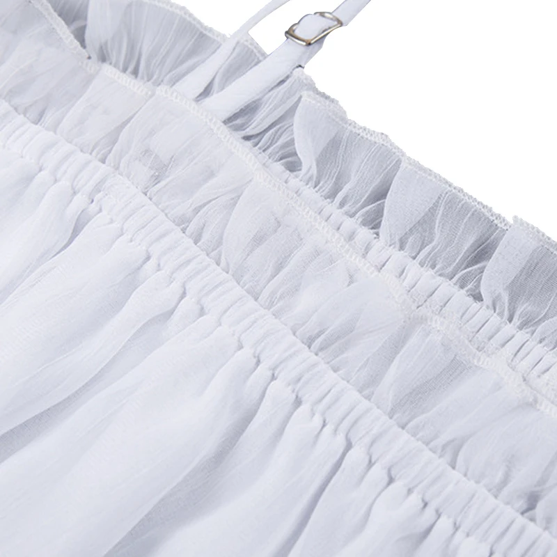 2019 летние сексуальные топы на бретельках черные и белые кружевные тонкие женские