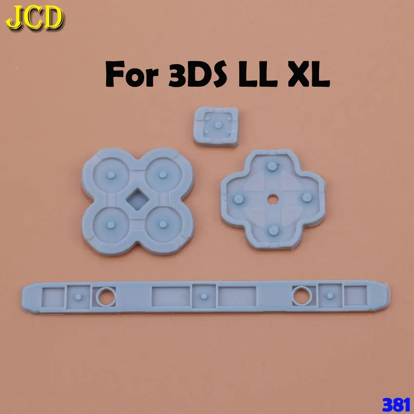 JCD резиновый проводящий Кнопка A-B D-pad для Game Boy классический ГБ GBC GBP GBA SP для 3DS NDSL NDSI NGC силиконовая клавиатура