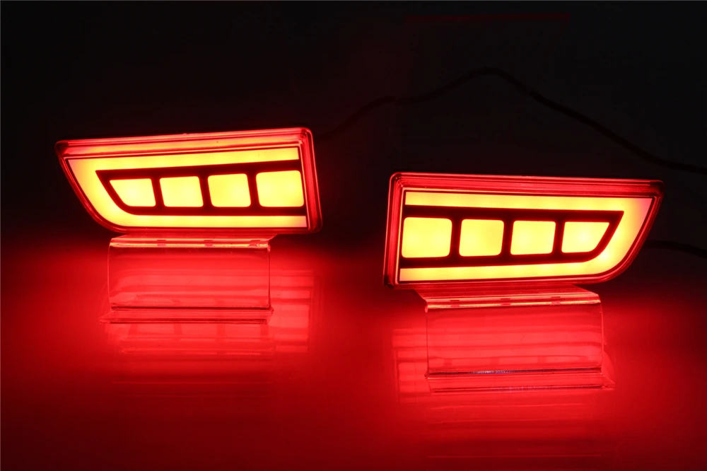 CSGJMY 2 шт Многофункциональный Светодиодный отражатель задний противотуманный