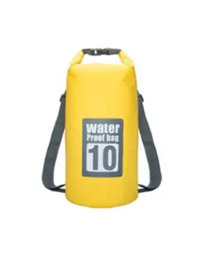 Yellow 10L 5L/10L/15L/20L/30L водонепроницаемые сумки ПВХ сумка для хранения сухих мешков сплав на каноэ каяках Спорт на открытом воздухе сумки для плавания Дорожный комплект рюкзак - Цвет: Yellow 10L