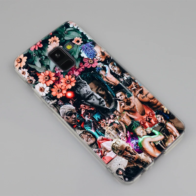 Хит продаж силиконовый чехол XXXTENTACION Rap Hip для Samsung Galaxy A50 A30 A10 A40 A6 A8 Plus A20 E A5 A7 2018 2017