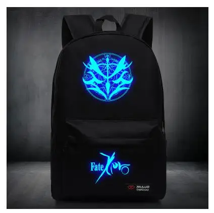 High-Q Unisex Luminous fate grand order FGO Backpacks Preppy Student noctilucent saber Luggage Bags | Багаж и сумки