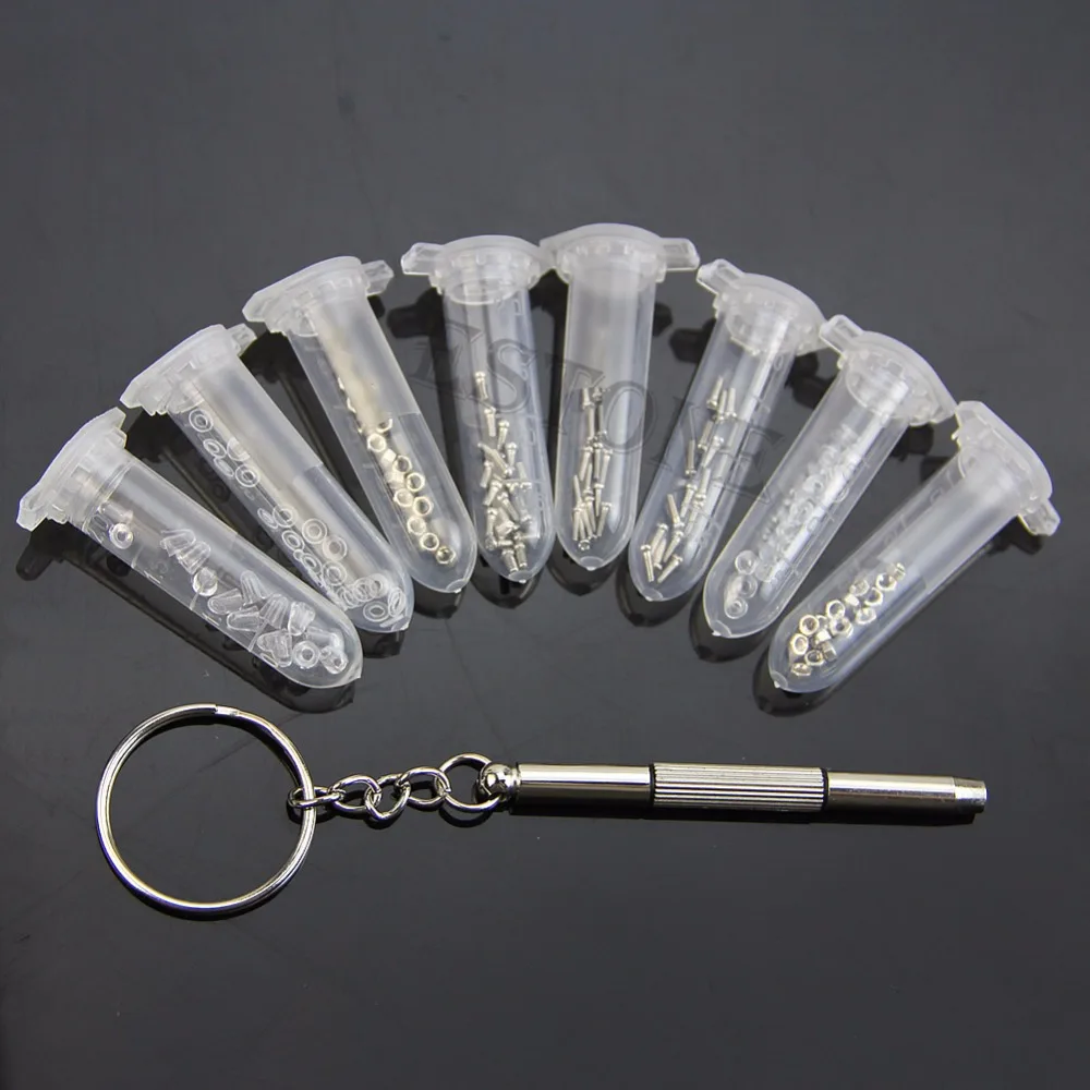 

Eyewear Accessories Eyeglasses Glasses Screws Set Eyeglass Screw Nut Gasket Box Screws Case Sunglasses Repair Tool