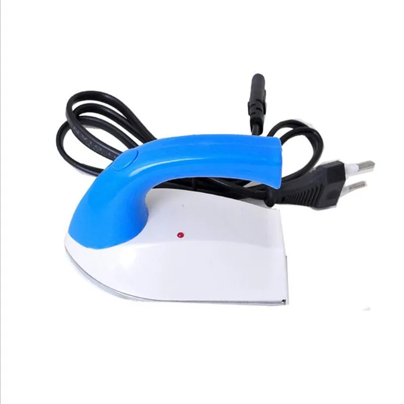 

Mini Electric Steam Iron For Clothes Electroplated Steel Plate Handheld Flatiron Iron For Home Travelling Use