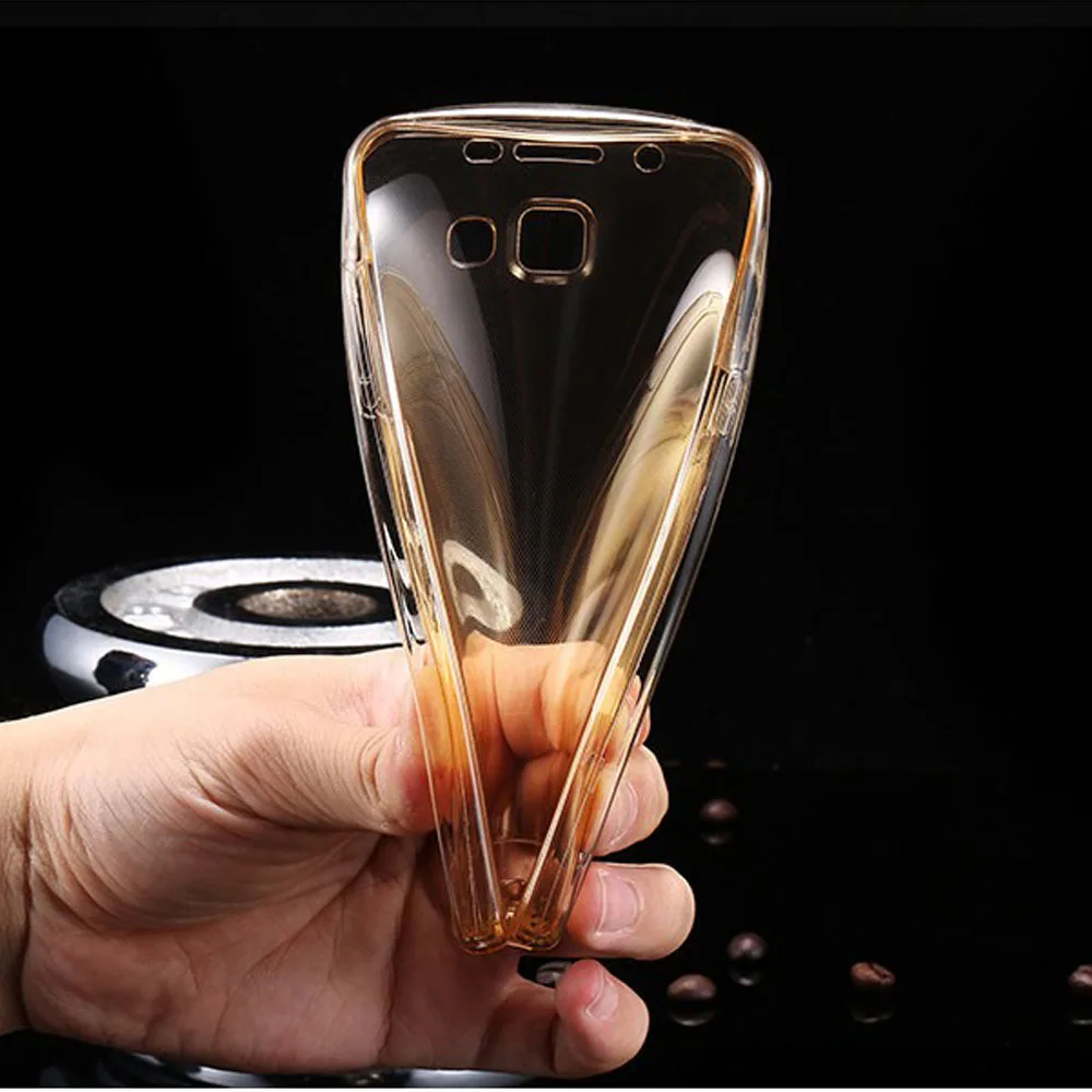 Ultra Thin Transparent Clear Soft Silicone Shockproof Case Full Body Impact Protective Cover For Samsung Galaxy A3 A5 A7 2017 | Мобильные