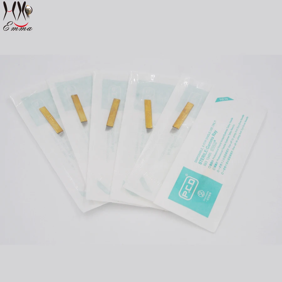 Лезвия для перманентного макияжа 12 пин 100 шт.|14 needle|needles for tattoopcd |
