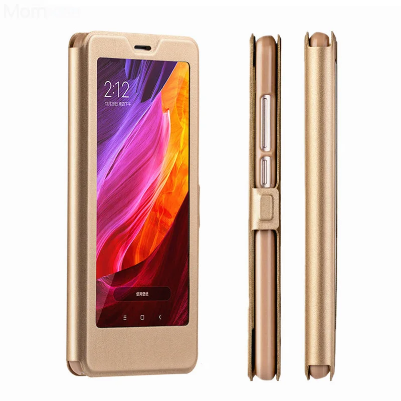 Роскошный чехол-книжка из искусственной кожи для Xiao mi Redmi 5 Plus, чехол-подставка, авто спящий виды из окна для xaomi mi Red mi 5, чехлы Fundas