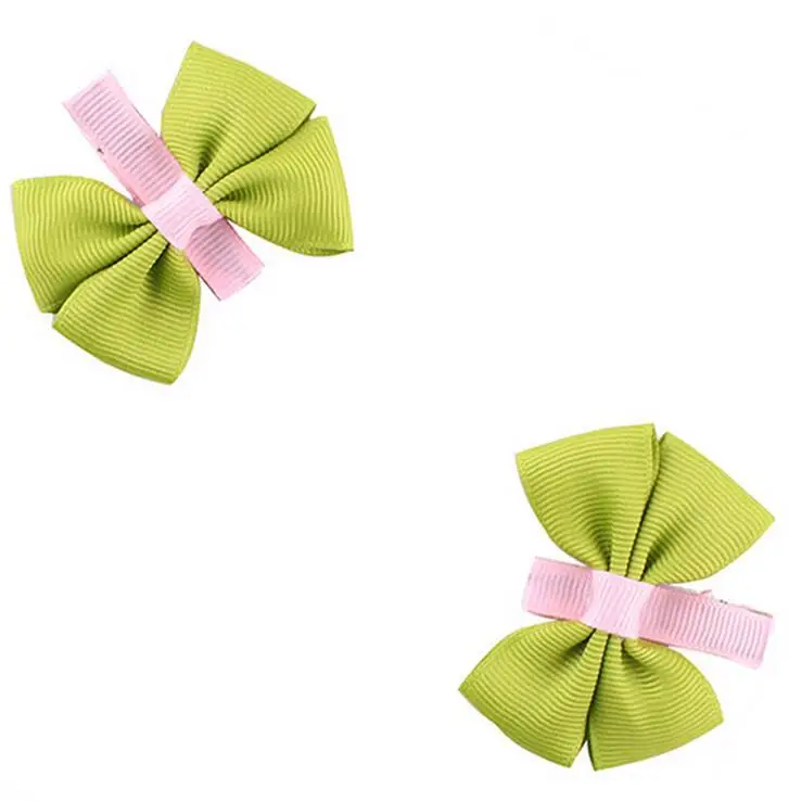 

Free Shipping 200pcs Popular Style Butterfly Print Hairbows For Wholesale